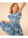 【SALE/10%OFF】PETIT BATEAU ポプリンフラワープリントワンピース プチバトー ワンピース・ドレス ワンピース【RBA_E】【送料無料】