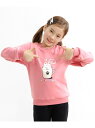 【SALE/73%OFF】子供服 Bee 裏起毛プリントトレーナー ステッチ 子供服 キッズ 女の子 男の子 Bee カンコクコドモフク ビー トップス スウェ...