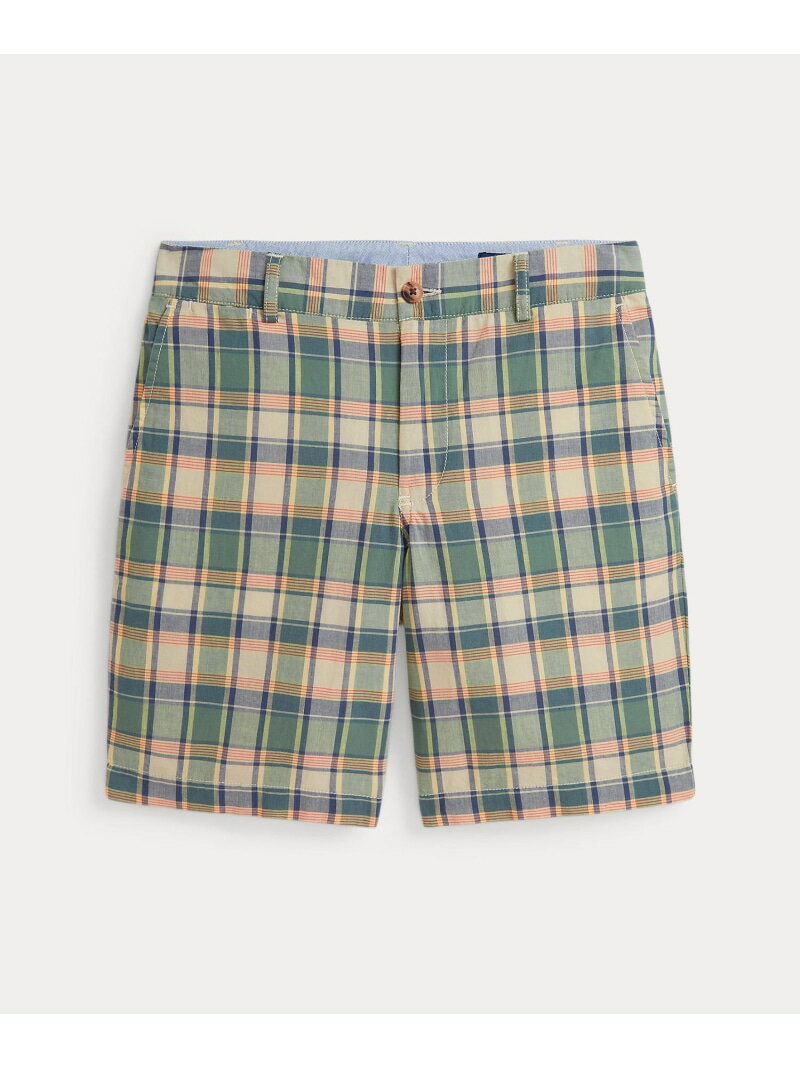 POLO RALPH LAUREN (ボーイズ 8才~20才)Bedford コットン マドラス ショートパンツ ラルフローレン パ..