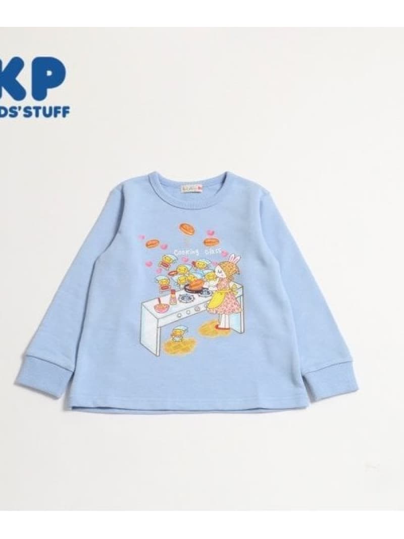 【SALE／50%OFF】KP クッキングプリントトレーナー ナルミヤオンライン トップス スウェット・トレーナ..