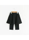 【SALE/23%OFF】branshes 【WEB限定】6分丈無地スカッツ ブランシェス スカート ロング・マキシスカート ブラック ピンク ブルー【RBA_...