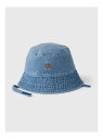 【SALE/40%OFF】GAP (K)デニム バケットハット (ベビー) ギャップ 帽子 ハット ブルー【RBA_E】