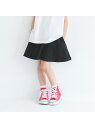 【SALE/23%OFF】branshes 【WEB限定】1分丈無地スカッツ ブランシェス スカート ロング・マキシスカート ブラック ピンク ブルー【RBA_...