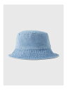 【SALE/40%OFF】GAP (K)デニム バケットハット (キッズ) ギャップ 帽子 ハット ブルー【RBA_E】