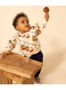 【SALE/20%OFF】PETIT BATEAU プリントスウェットプルオーバー プチバトー トップス スウェット・トレーナー ホワイト【RBA_E】【送料無...