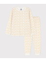 【SALE/10%OFF】PETIT BATEAU チュビック長袖パジャマ プチバトー インナー・ルームウェア パジャマ ホワイト【RBA_E】【送料無料】