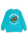 A BATHING APE BABY MILO FRUIT CREWNECK K ア ベイシング エイプ トップス スウェット・トレーナー ブルー イエロー【送料無料】