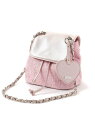 【SALE/30%OFF】BeBe 【お揃い】ハートタグ付きブロッサムラメツイード2wayミニリュック ベベ オンライン ストア バッグ ショルダーバッグ ベージュ ピンク【RBA_E】【送料無料】