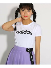 PINK-latte adidasベーシックロゴTシャツ ピンク ラテ カットソー Tシャツ ホワイト ブラック レッド
