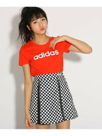 PINK-latte adidasベーシックロゴTシャツ ピンク ラテ カットソー Tシャツ ホワイト ブラック レッド