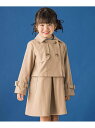 【SALE/50%OFF】BeBe Petits Pois Vert チノジャンパースカート+ジャケットセット(95~150cm) ベベ オンライン ストア ス...