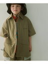 【SALE/10%OFF】UNITED ARROWS green label relaxing 【別注】<WILD THINGS>ショートスリーブ ジップ シャ...