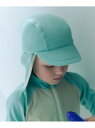 【SALE/40%OFF】UNITED ARROWS green label relaxing GLR タレ付きキャップ/ スイムキャップ/ キッズ ユナイテッ...