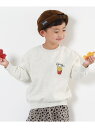 devirock デビラボ プリント 裏起毛 BOXシルエット トレーナー デビロック トップス スウェット・トレーナー グレー パープル ブラック