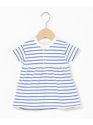 【SALE／30%OFF】PETIT BATEAU ライトスウェット半袖ドレスボディ プチバトー マタニティウェア・ベビー用品 ロンパース・カバーオール ホワイト【RBA_E】【送料無料】