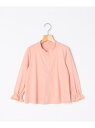 SHIPS KIDS SHIPS KIDS:80~90cm / <UVカット>フリルスリーブ ラッシュガード シップス 水着・スイムグッズ その他の水着・スイムグッズ ピンク【送料無料】