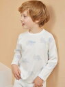【SALE/30%OFF】gelato pique 【KIDS】ダイナソー柄ロンT ジェラートピケ トップス カットソー・Tシャツ ホワイト【RBA_E】(4)