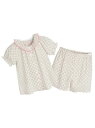 【SALE/30%OFF】moimoln モダンフラワーメッシュ半袖パジャマ モイモルン インナー・ルームウェア パジャマ ピンク【RBA_E】