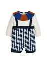 【SALE/30%OFF】moimoln ピノアーガイルカバーオール モイモルン マタニティウェア・ベビー用品 ロンパース・カバーオール ブルー【RBA_E】【...