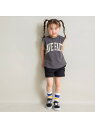 branshes 【WEB限定/DRC】裾ラウンドオーバータンクトップ ブランシェス トップス ノースリーブ・タンクトップ ピンク ブルー グレー ホワイト