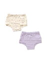 apres les cours GIRLS無地・総柄ボクサーパンツ/2枚セット エフオーオンラインストア インナー・ルームウェア ショーツ ブルー ホワイト