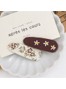 apres les cours パッチンどめ2個セット エフオーオンラインストア 福袋・ギフト・その他 その他 オレンジ ピンク ブラウン パープル
