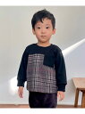 【SALE/10%OFF】COMME CA ISM グレンチェック柄 ジャカードトレーナー(ベビーサイズ) コムサイズム マタニティウェア・ベビー用品 その他の...