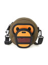 A BATHING APE BABY MILO SHOULDER BAG ア ベイシング エイプ バッグ ショルダーバッグ ブラウン【送料無料】