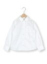 BeBe TCブロード長袖シャツ(100~140cm) ベベ オンライン ストア トップス その他のトップス ホワイト ブルー【送料無料】
