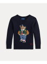POLO RALPH LAUREN (ボーイズ 2才~7才)Polo ベア クルーネック セーター ラルフローレン トップス ニット ネイビー【送料無料】