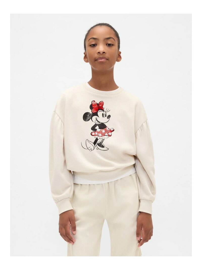 GAP (K)フリッピー スパンコール スウェットシャツ (キッズ) ギャップ トップス スウェット・トレーナー ピンク パープル ホワイト ブラック