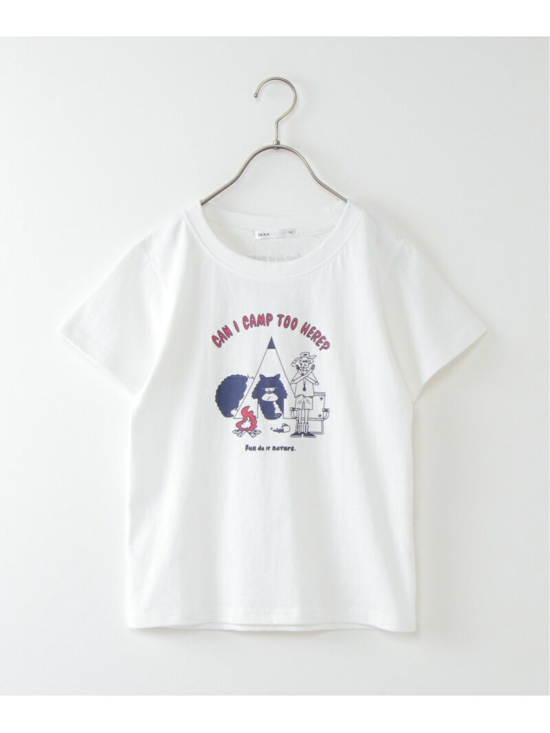 【SALE／40%OFF】ikka 【キッズ】タケウチアツシコラボTシャツ BOYS 120~150cm テント イッカ トップス カットソー・Tシャツ ホワイト【RBA_E】