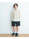 【SALE/60%OFF】URBAN RESEARCH DOORS シャツ付きプルオーバー(KIDS) アーバンリサーチドアーズ トップス その他のトップス ピンク ベージュ【RBA_E】
