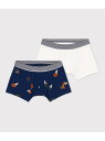 【SALE/20%OFF】PETIT BATEAU トランクス2枚組 プチバトー インナー・ルームウェア ボクサーパンツ・トランクス【RBA_E】