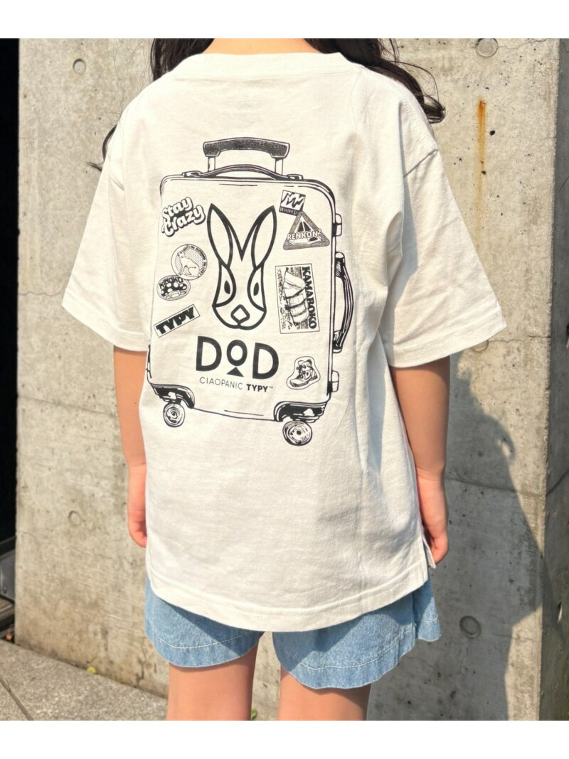 CIAOPANIC TYPY 【DOD別注】コロコロタビッティー / キッズ チャオパニックティピー トップス カットソー・Tシャツ ピンク ブルー ベージュ ブラック ホワイト グレーのサムネイル