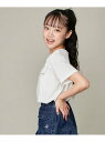 JENNI love ハートバックルレイヤードTシャツ ジェニィオンラインショップ トップス カットソー・Tシャツ ブルー ブラック ホワイト