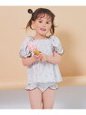 BEAMS mini BEAMS mini / パフスリーブ セパレート スイムウェア 23SS(100~130cm) ビームス ミニ 水着・スイムグッズ 水着【送料無料】