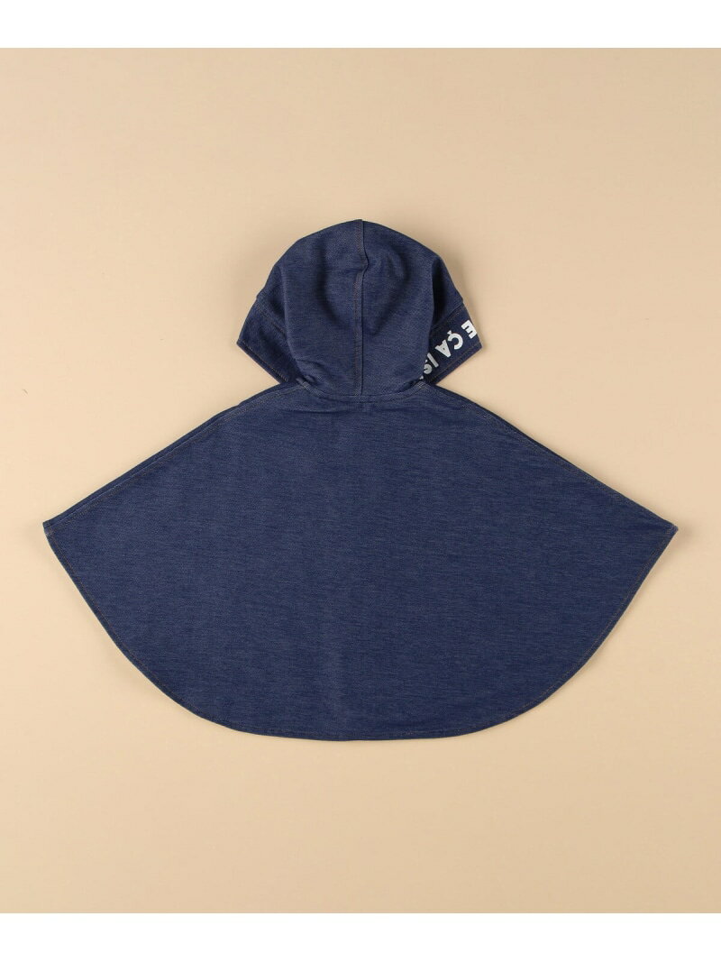 COMME CA ISM 【リバーシブル】デニム調マント コムサイズム マタニティウェア・ベビー用品 その他のベビーグッズ ネイビー【送料無料】 2