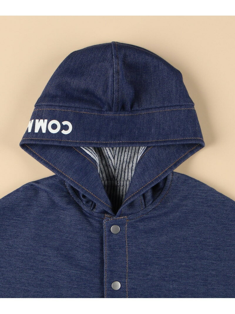 COMME CA ISM 【リバーシブル】デニム調マント コムサイズム マタニティウェア・ベビー用品 その他のベビーグッズ ネイビー【送料無料】 3