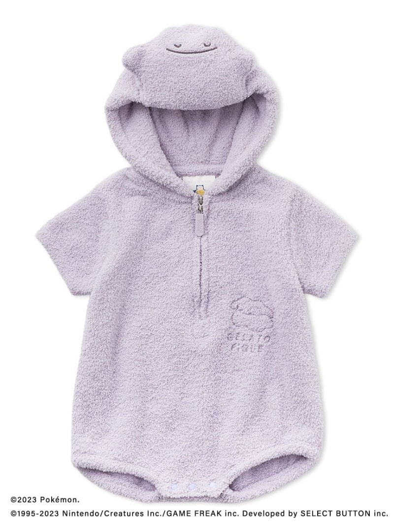 gelato pique 【ポケモンスリープ】【ベビー】ベビモコ メタモン ロンパース ジェラートピケ マタニティウェア・ベビー用品 ロンパース・カバーオール パープル【送料無料】のサムネイル