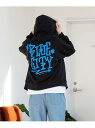 【SALE/30%OFF】GLAZOS 【大人向けサイズあり】【速乾・毛玉になりにくい】バックプリントジップアップビッグパーカー ナルミヤオンライン トップス ...
