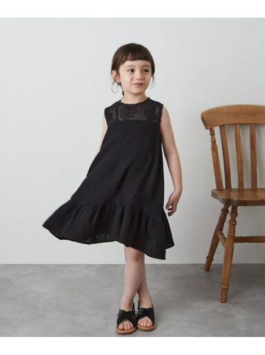 【SALE/20%OFF】riziere レース切り替えダブルガーゼノースリーブワンピース リジェール ワンピース・ドレス ワンピース ブラック ホワイト【RBA_E】 【SALE/20%OFF】riziere レース切り替えダブルガーゼノースリーブワンピース リジェール ワンピース・ドレス ワンピース ブラック ホワイト【RBA_E】