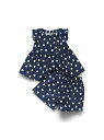 branshes 【WEB限定/DRC】袖フリルアソートセットアップ ブランシェス トップス ノースリーブ・タンクトップ ブルー ピンク