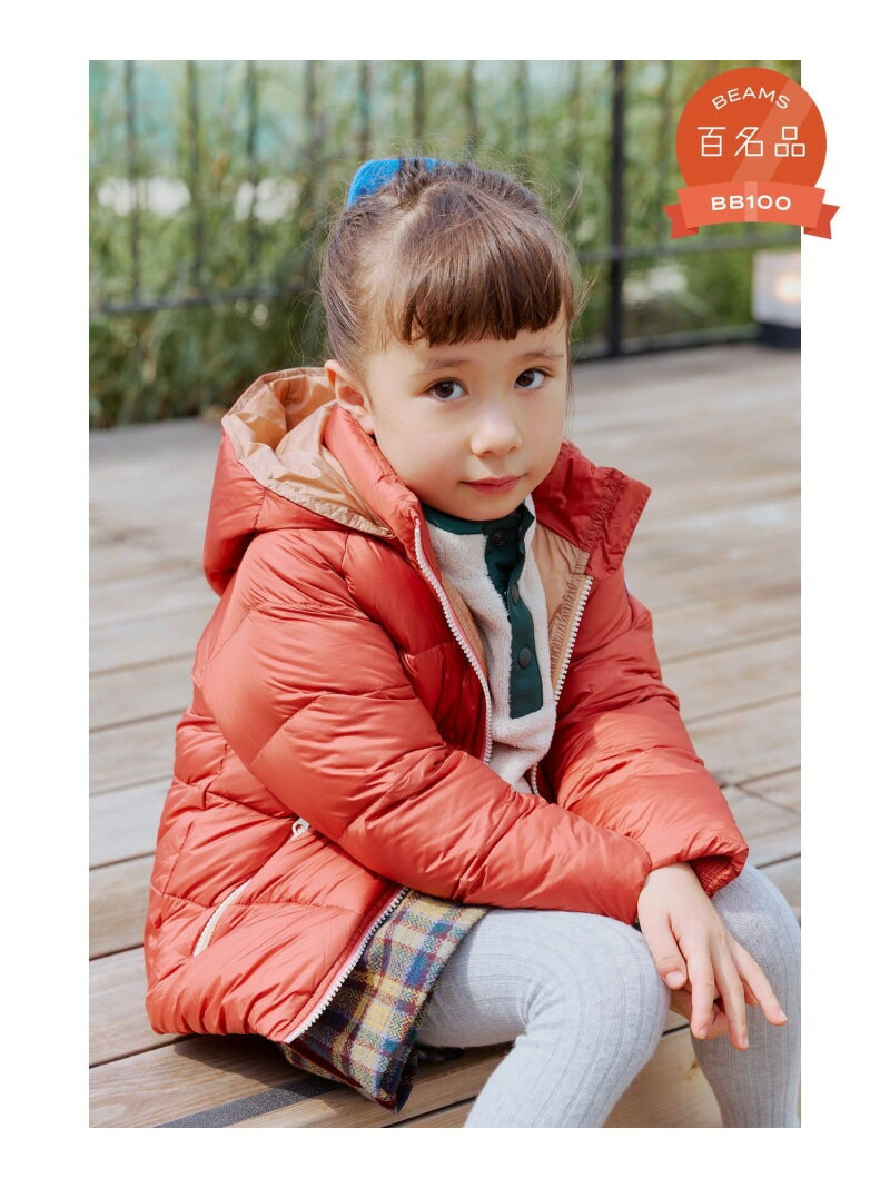 B:MING by BEAMS ポケッタブル ダウン ブルゾン (90~160cm) 25AW ギフト プレゼント クリスマス ホリデー ビーミング ライフストア バイ ビームス ジャケット・アウター ブルゾン・ジャンパー ネイビー オレンジ グレー【送料無料】のサムネイル