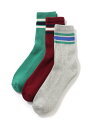 GAP (K)B VARSITY SLOUCH 3PK ギャップ 靴下・レッグウェア 靴下