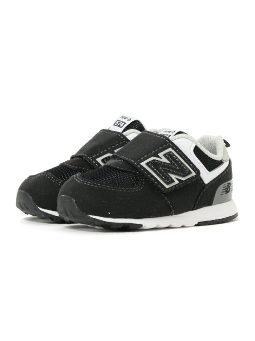 こども ビームス NEW BALANCE / new-b 574(12~14cm) コドモ ビームス シューズ スニーカー/スリッポン ブラック ネイビー ベージュ【送料無料】