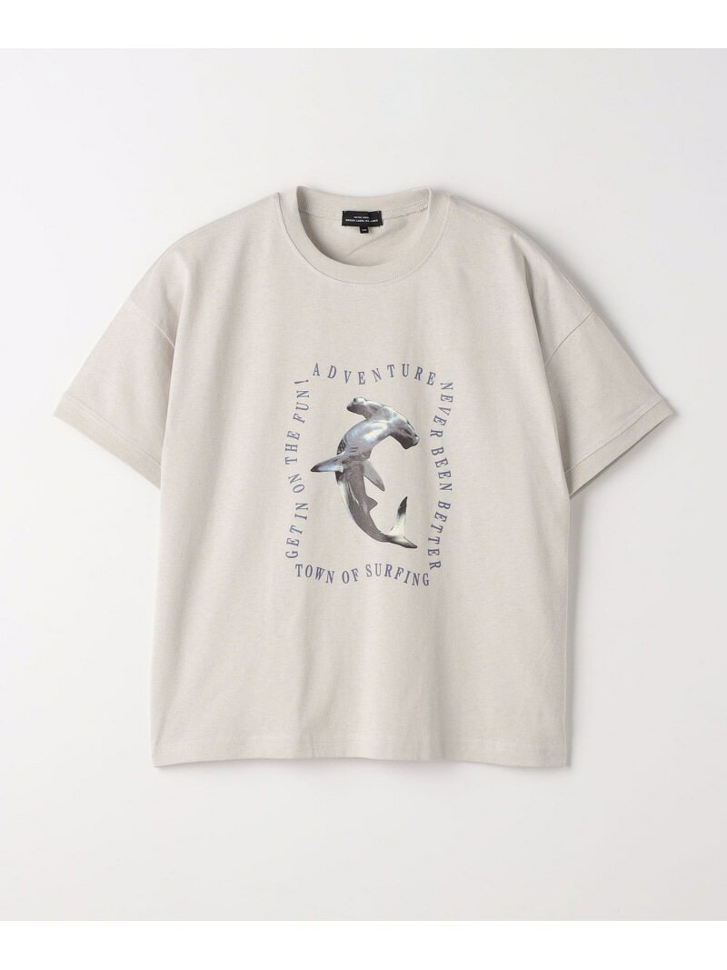 【SALE／40%OFF】UNITED ARROWS green label relaxing TJ ハンマーヘッド シャーク Tシャツ 100cm-130c..