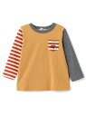 【SALE/50%OFF】Love&Peace&Money 【人気商品再入荷】【直営店で取り扱い無し】classic car刺しゅう長袖Tシャツ ナルミヤオンライン トップス カットソー・Tシャツ ブルー ブラウン【RBA_E】
