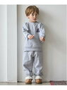 【SALE/30%OFF】petit main 【GOODPRICE】裏起毛カットパンツ ナルミヤオンライン パンツ ジャージ・スウェットパンツ ネイビー グレ...