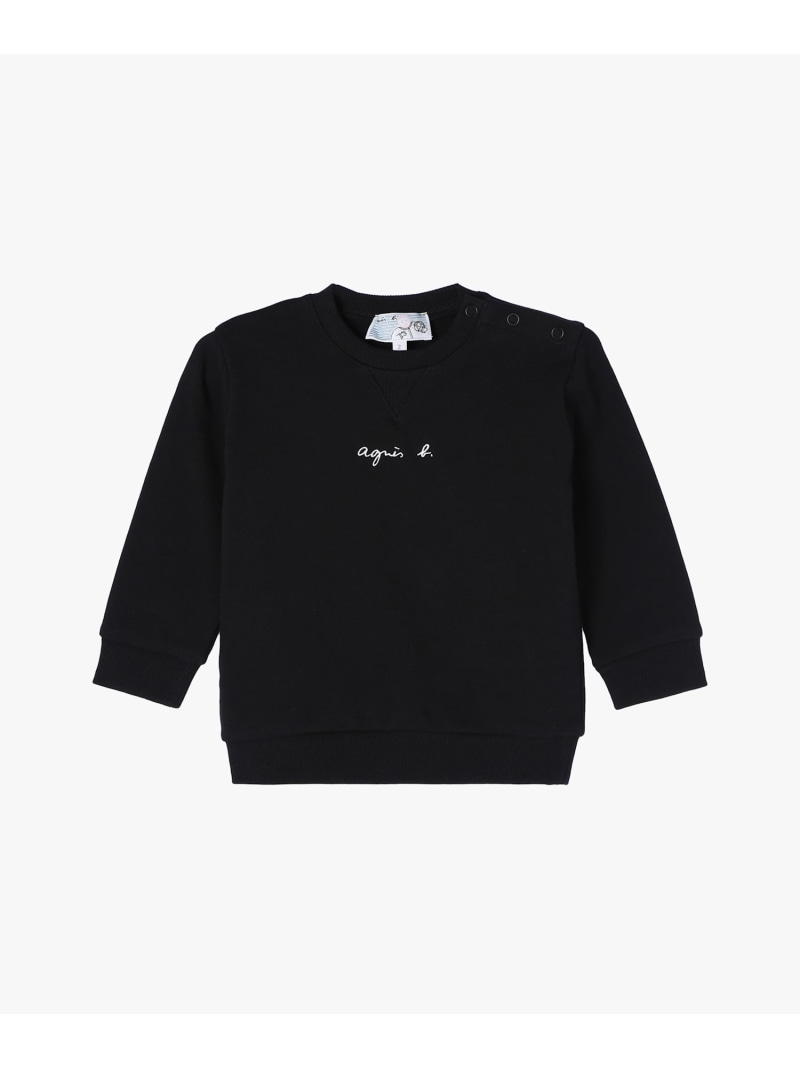 agnes b. ENFANT K330 L SWEAT ベビー スウェット アニエスベー トップス スウェット・トレーナー ブラック【送料無料】のサムネイル